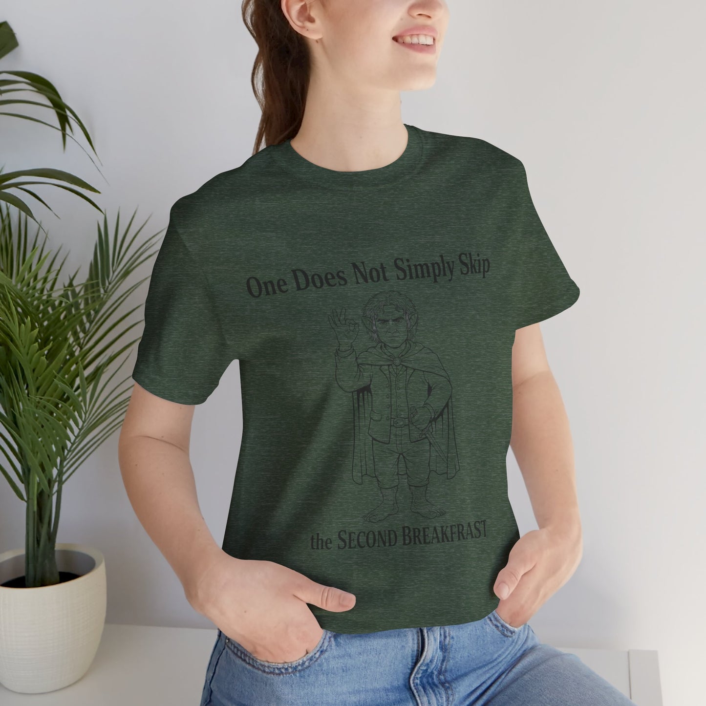 Second Breakfast Meme Tee β One Does Not Simply Skip the Second Breakfast by Couch Club