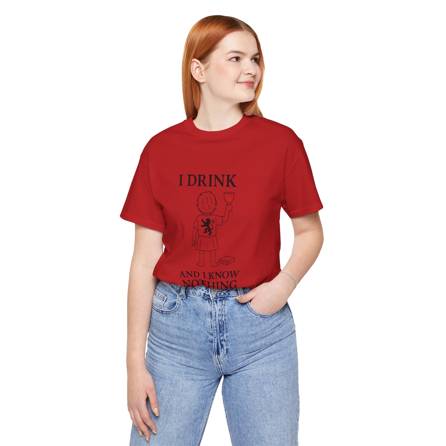 I Drink and I Know Nothing – Lion Crest Parody Tee