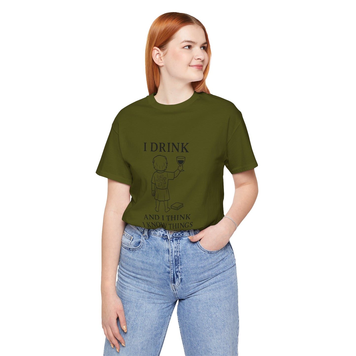 I Drink and I Think I Know Things – Lion Crest Tee