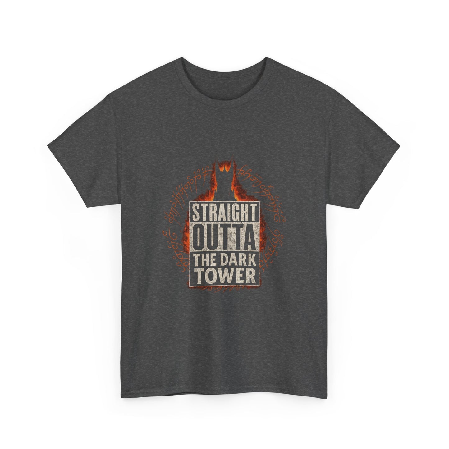 Straight Outta the Dark Tower Heavy Cotton Tee by Couch Club