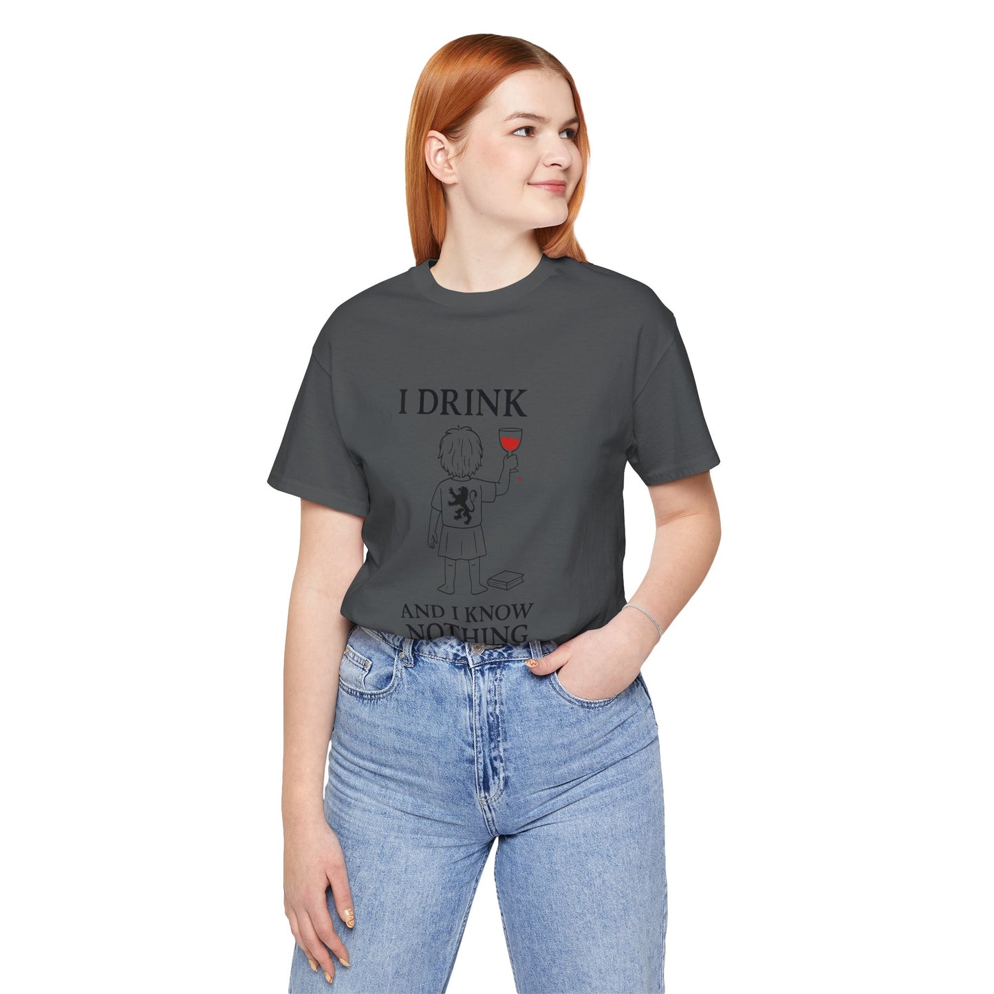 I Drink and I Know Nothing – Lion Crest Parody Tee