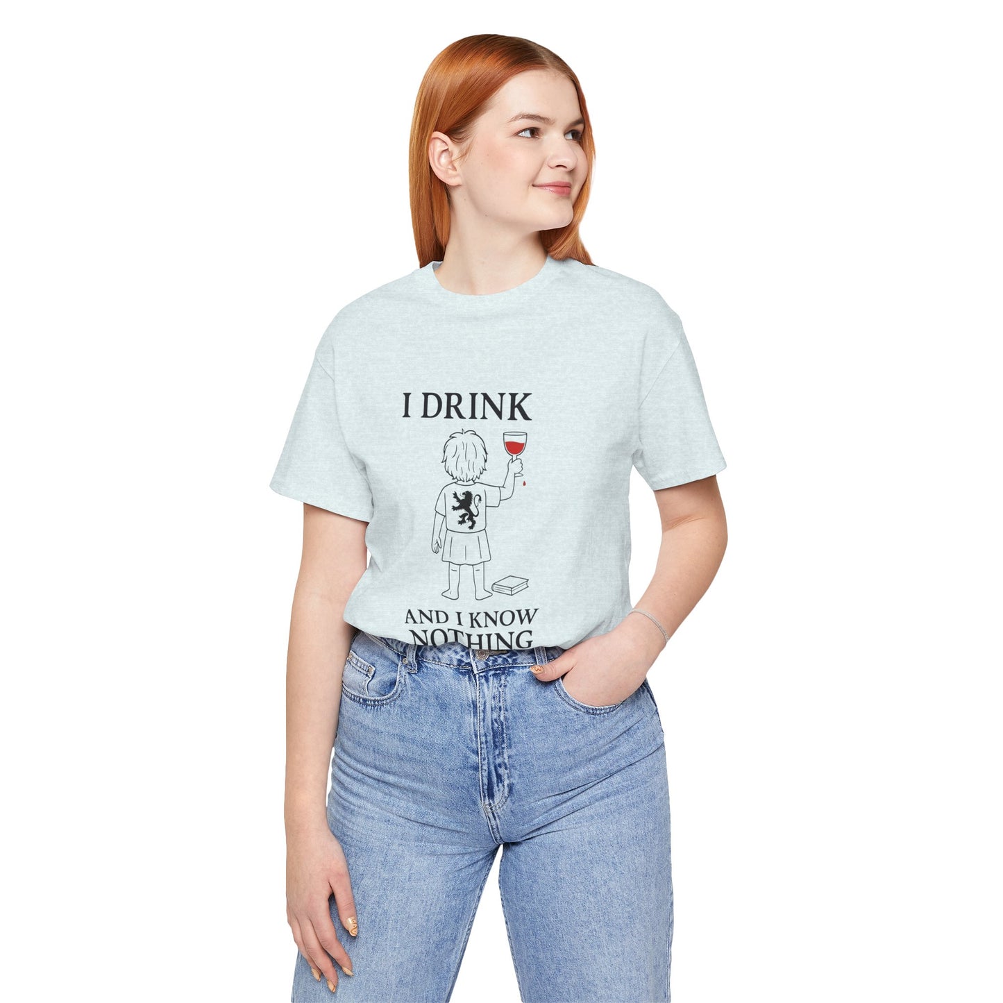 I Drink and I Know Nothing – Lion Crest Parody Tee