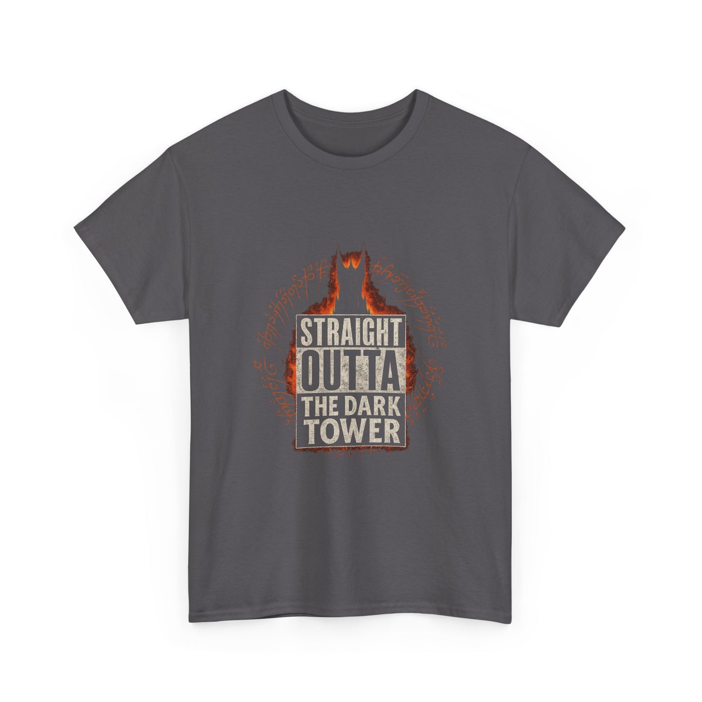Straight Outta the Dark Tower Heavy Cotton Tee by Couch Club