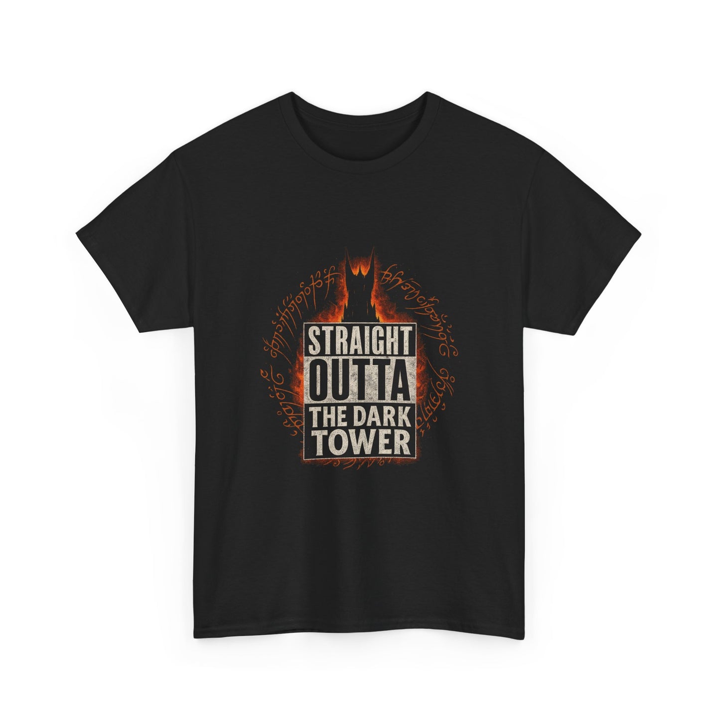 Straight Outta the Dark Tower Heavy Cotton Tee by Couch Club