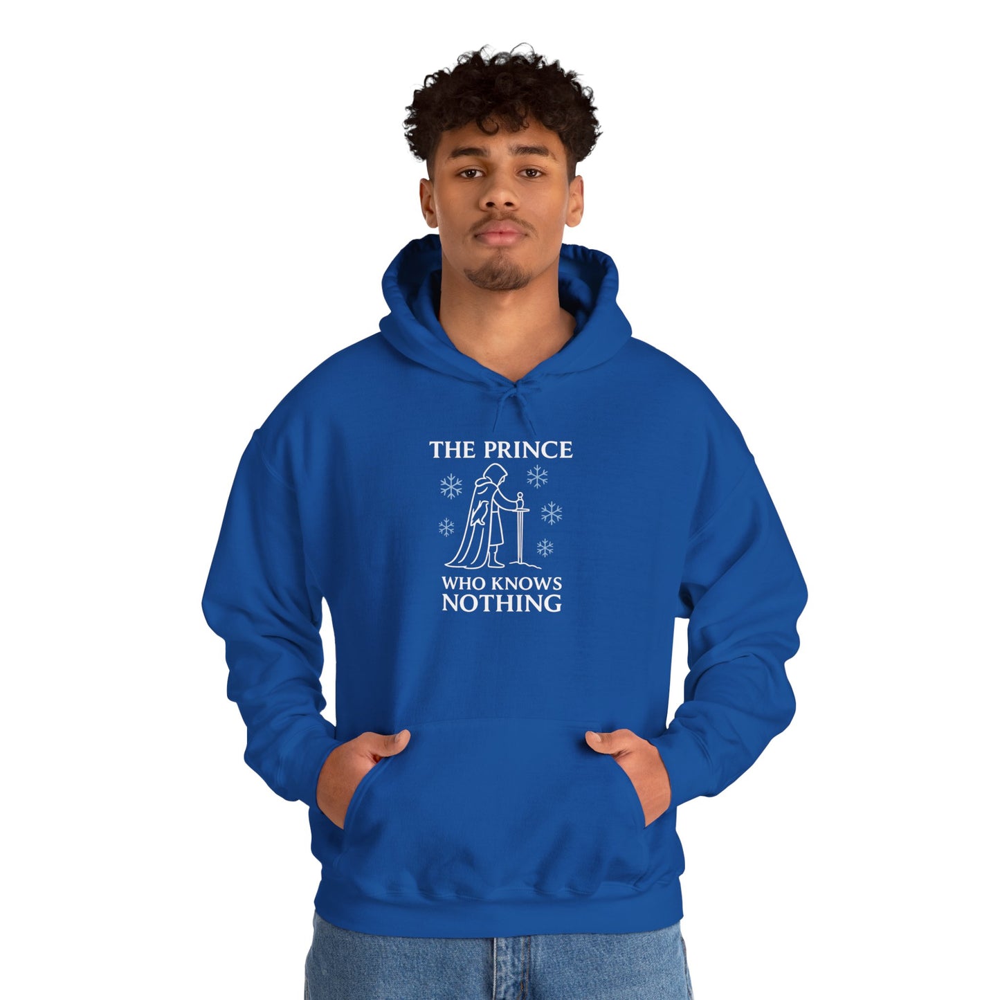 The Prince Who Knows Nothing Hoodie, Cozy Graphic Sweatshirt, Unisex Casual Wear, Perfect for Fans, Gift for Geeky Occasions