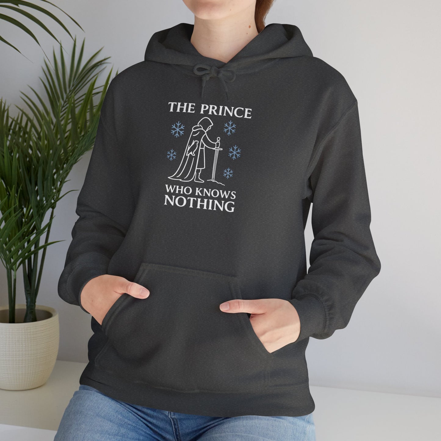 The Prince Who Knows Nothing Hoodie, Cozy Graphic Sweatshirt, Unisex Casual Wear, Perfect for Fans, Gift for Geeky Occasions