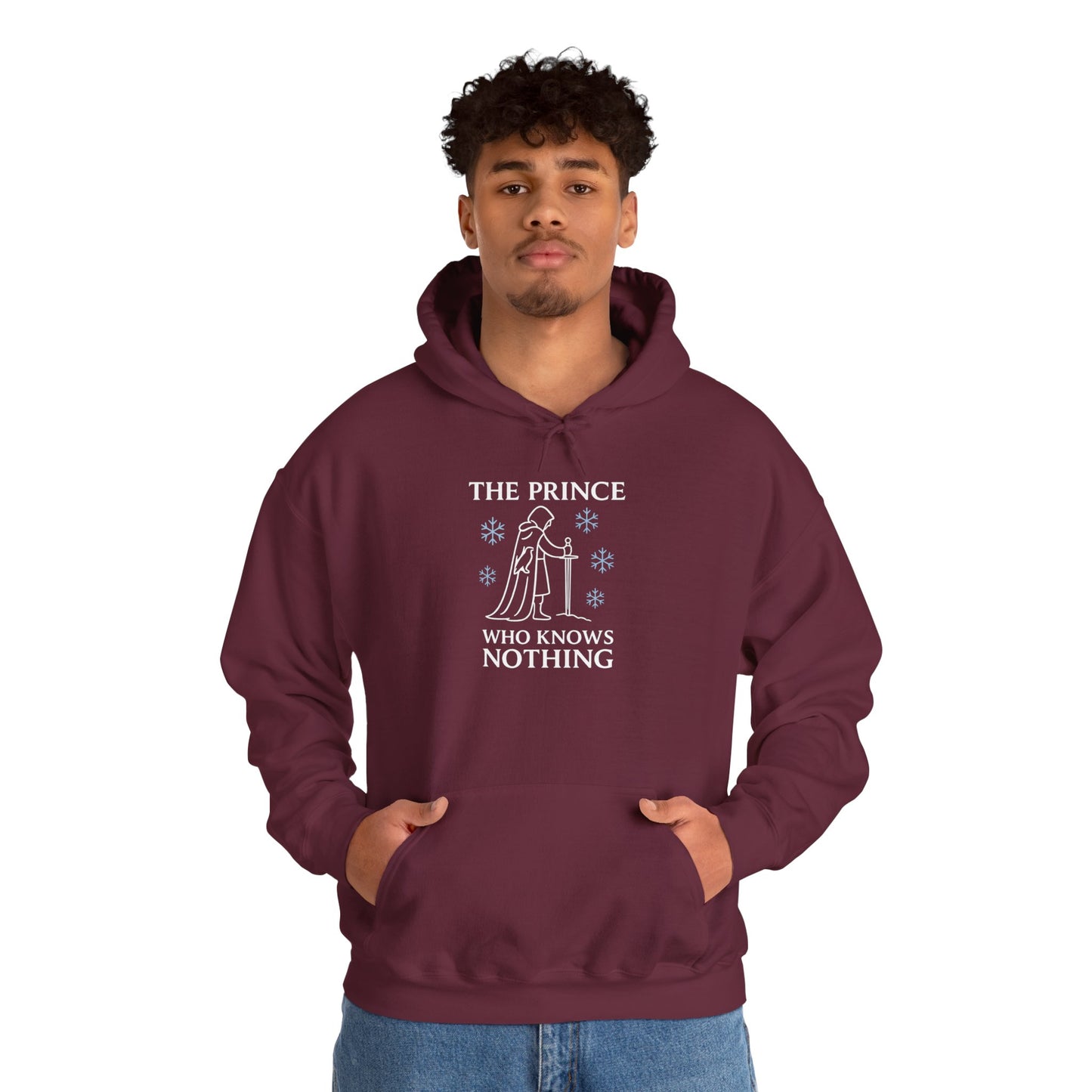 The Prince Who Knows Nothing Hoodie, Cozy Graphic Sweatshirt, Unisex Casual Wear, Perfect for Fans, Gift for Geeky Occasions