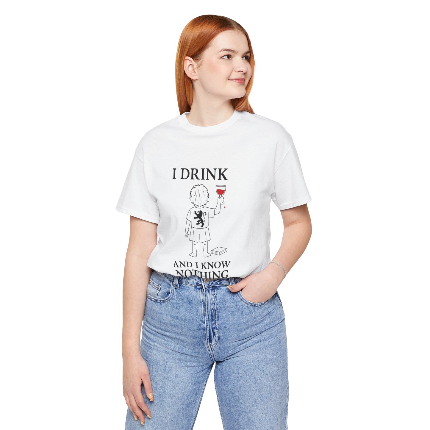 I Drink and I Know Nothing – Lion Crest Parody Tee