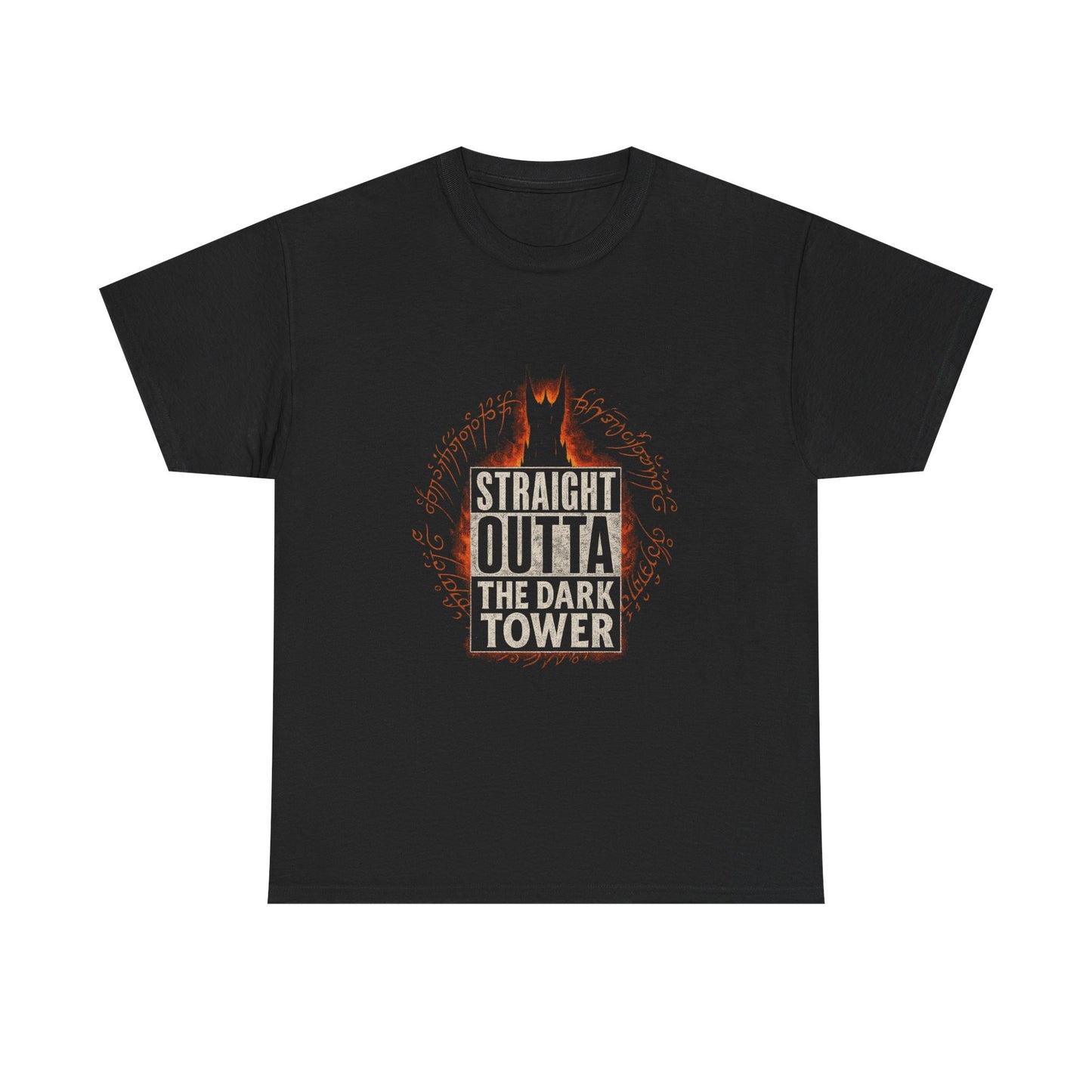 Straight Outta the Dark Tower Heavy Cotton Tee by Couch Club