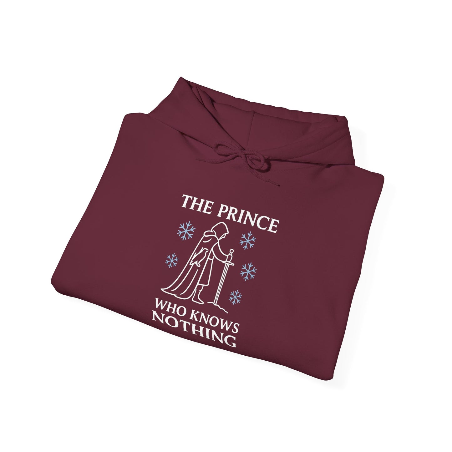 The Prince Who Knows Nothing Hoodie, Cozy Graphic Sweatshirt, Unisex Casual Wear, Perfect for Fans, Gift for Geeky Occasions