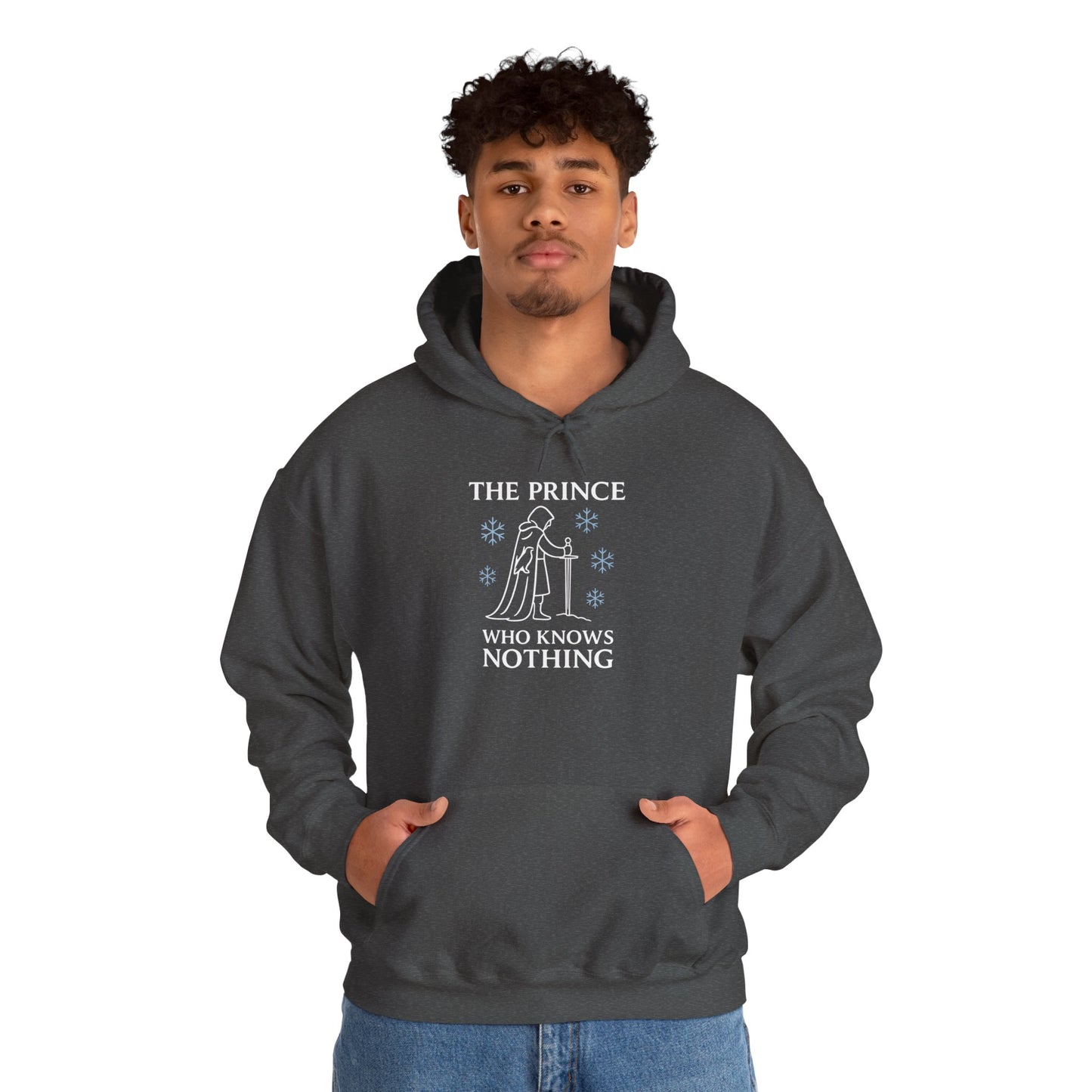 The Prince Who Knows Nothing Hoodie, Cozy Graphic Sweatshirt, Unisex Casual Wear, Perfect for Fans, Gift for Geeky Occasions