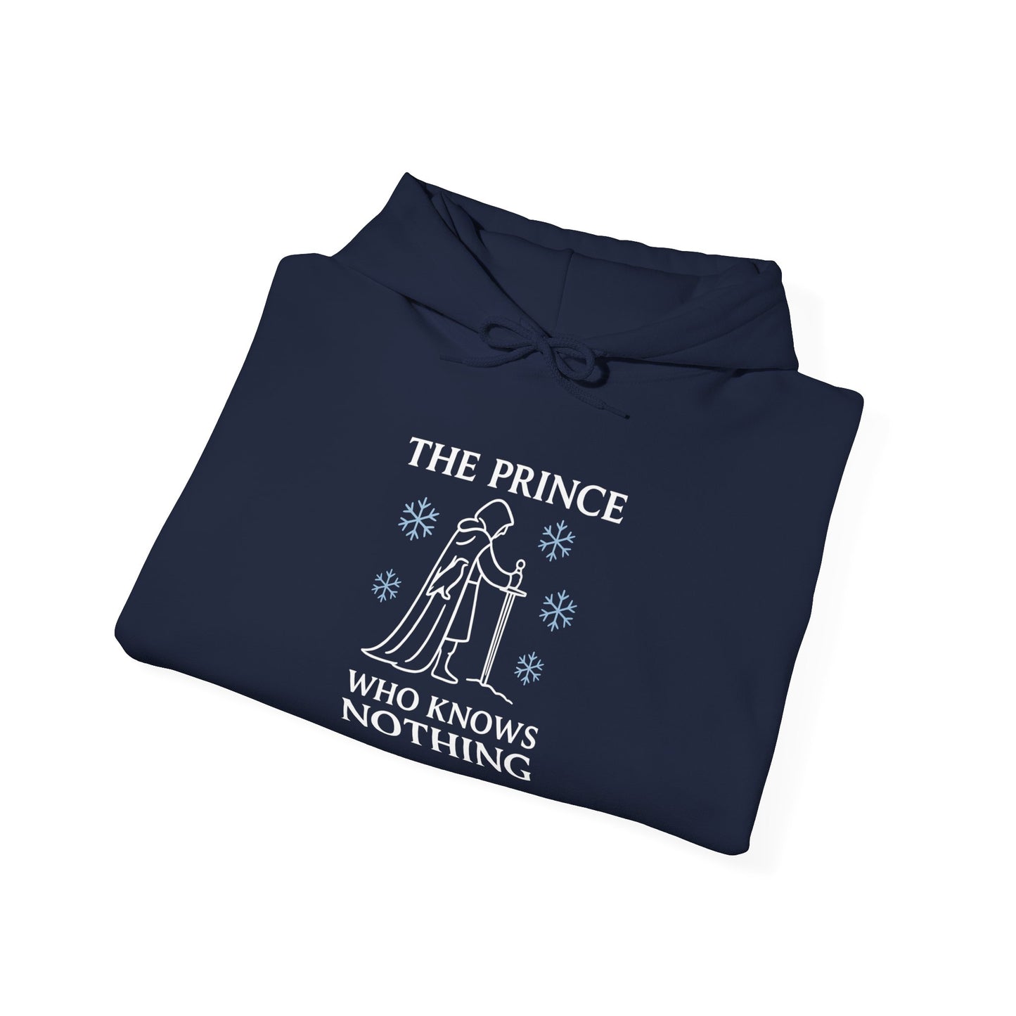The Prince Who Knows Nothing Hoodie, Cozy Graphic Sweatshirt, Unisex Casual Wear, Perfect for Fans, Gift for Geeky Occasions