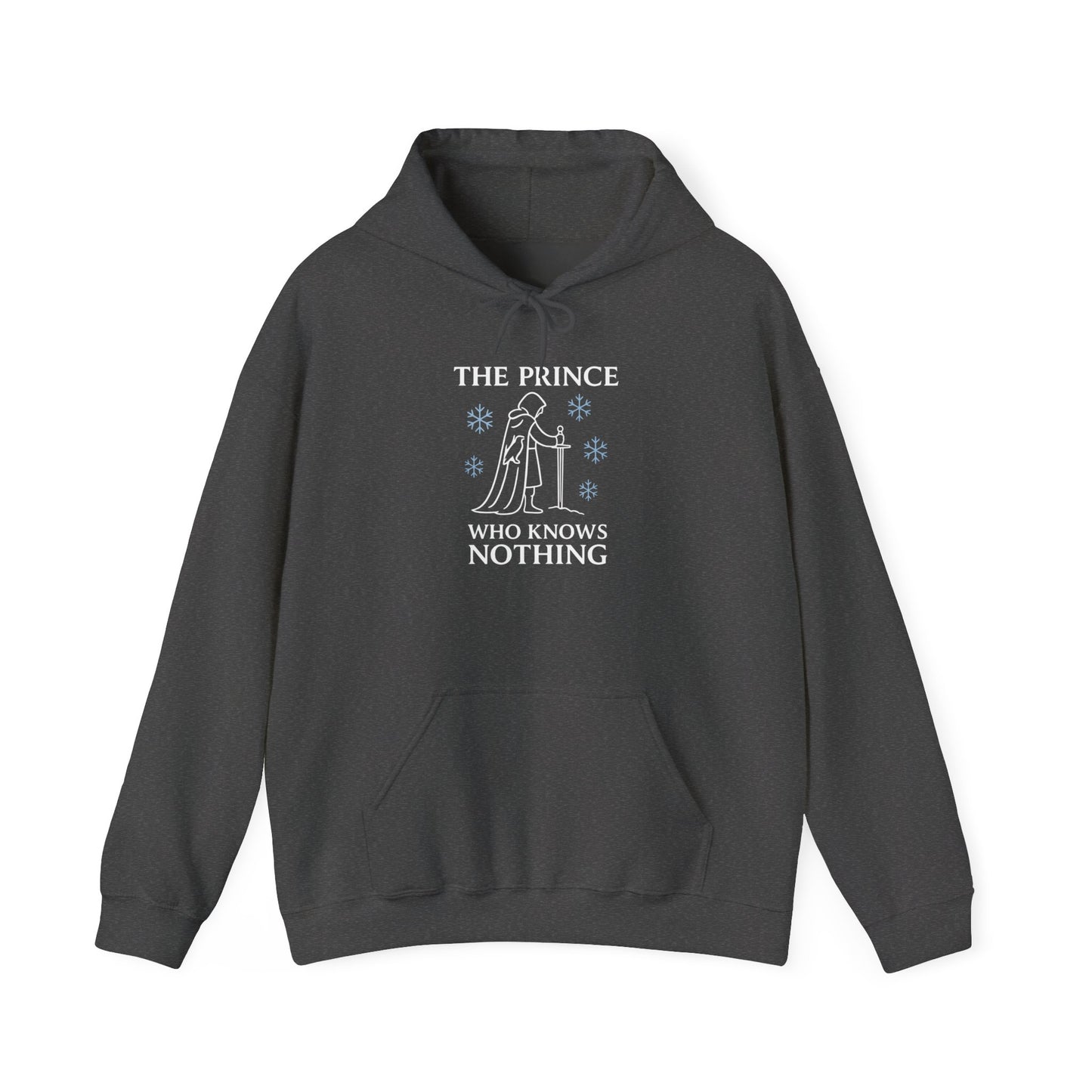 The Prince Who Knows Nothing Hoodie, Cozy Graphic Sweatshirt, Unisex Casual Wear, Perfect for Fans, Gift for Geeky Occasions