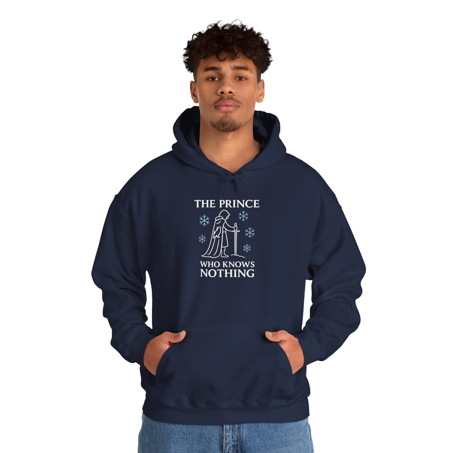 The Prince Who Knows Nothing Hoodie, Cozy Graphic Sweatshirt, Unisex Casual Wear, Perfect for Fans, Gift for Geeky Occasions