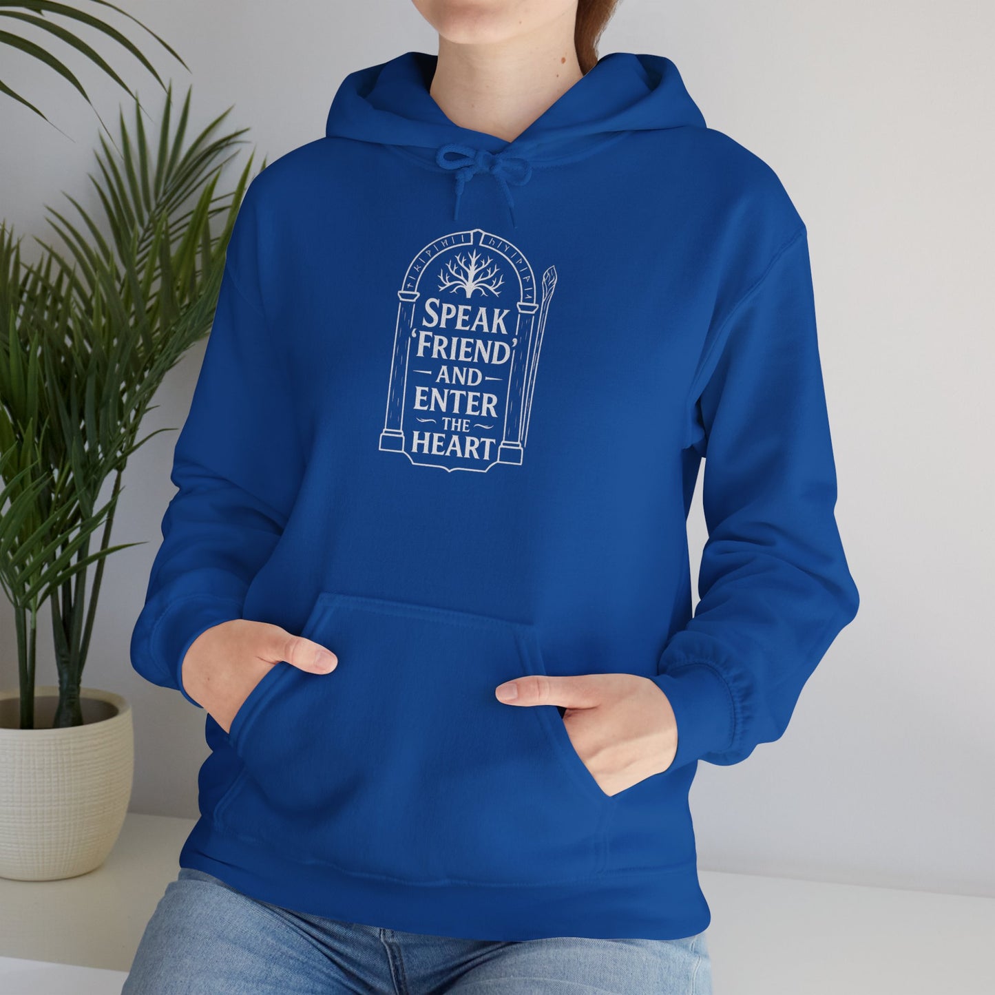 Speak ‘Friend’ and Enter the Heart Hoodie by Couch Club