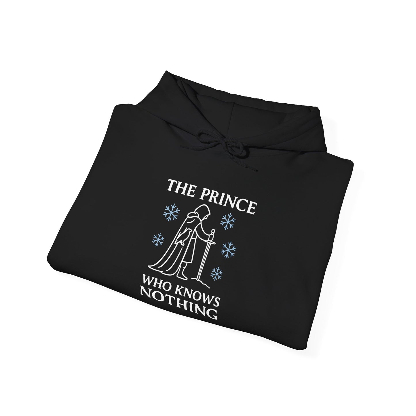 The Prince Who Knows Nothing Hoodie, Cozy Graphic Sweatshirt, Unisex Casual Wear, Perfect for Fans, Gift for Geeky Occasions