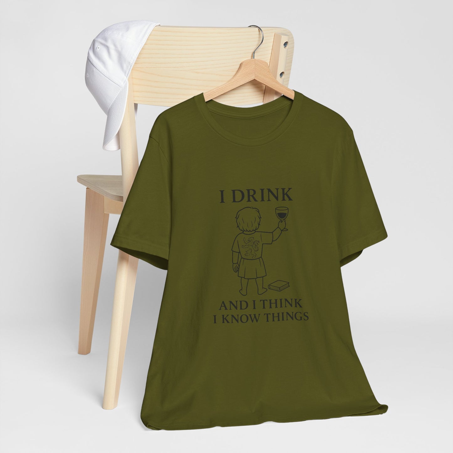 I Drink and I Think I Know Things – Lion Crest Tee
