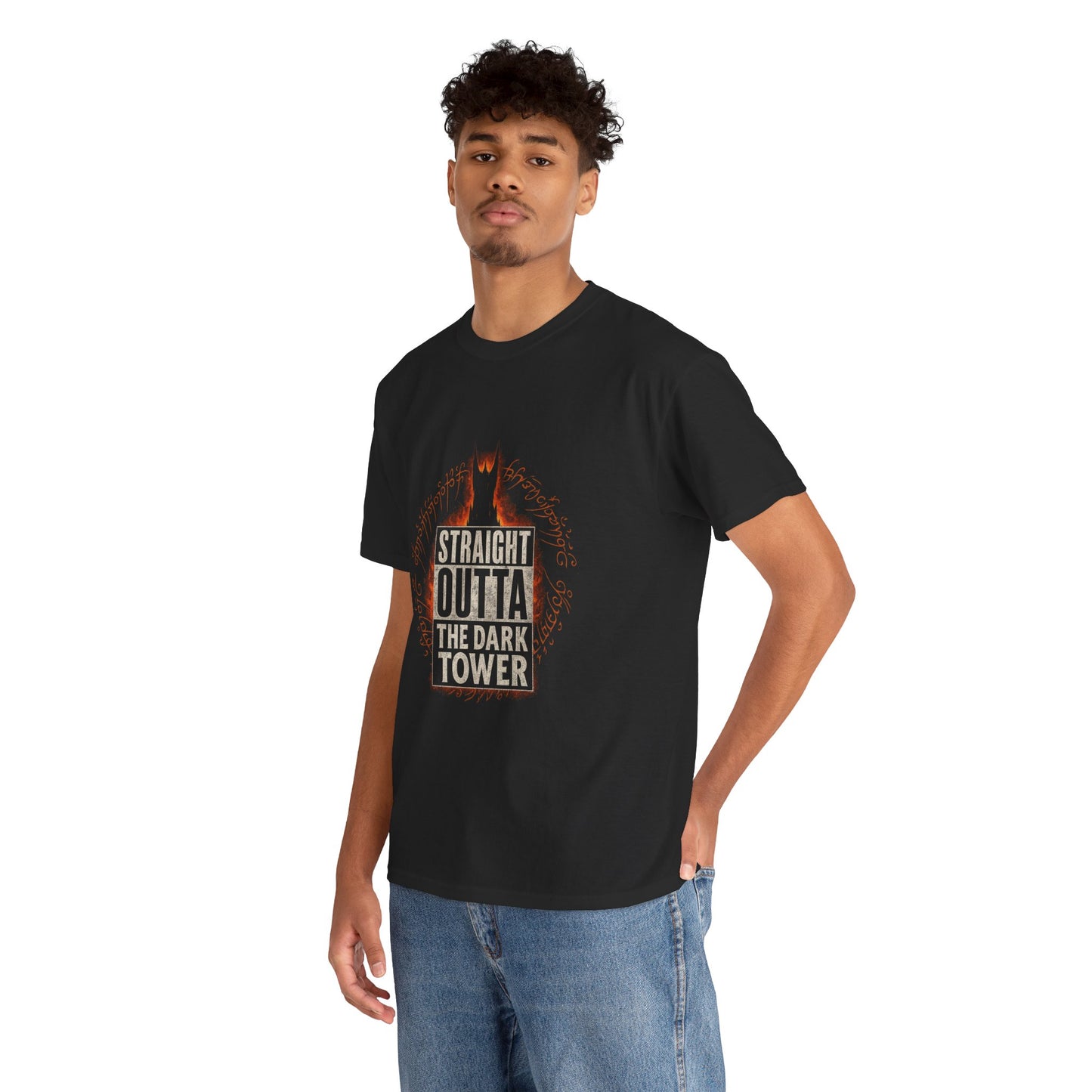 Straight Outta the Dark Tower Heavy Cotton Tee by Couch Club