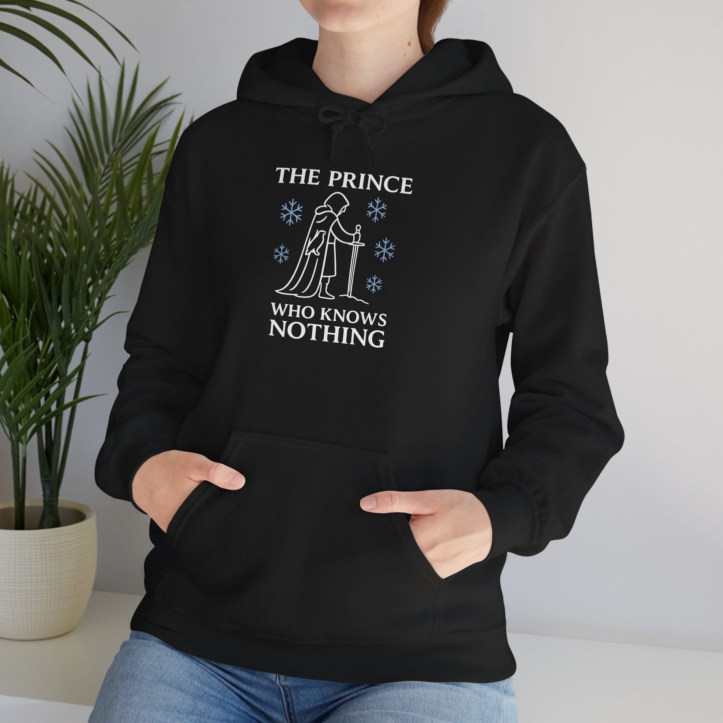 The Prince Who Knows Nothing Hoodie, Cozy Graphic Sweatshirt, Unisex Casual Wear, Perfect for Fans, Gift for Geeky Occasions