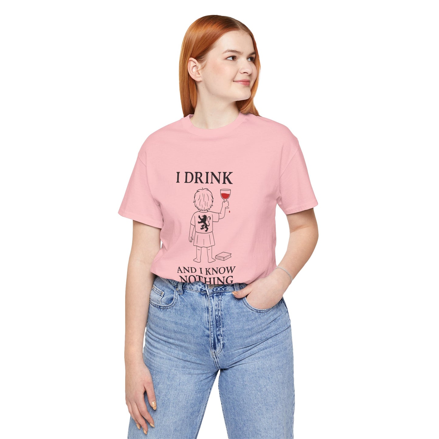 I Drink and I Know Nothing – Lion Crest Parody Tee