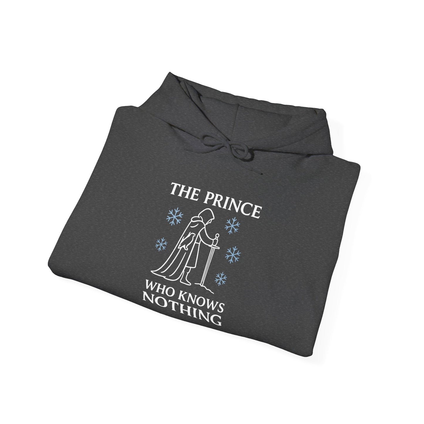 The Prince Who Knows Nothing Hoodie, Cozy Graphic Sweatshirt, Unisex Casual Wear, Perfect for Fans, Gift for Geeky Occasions