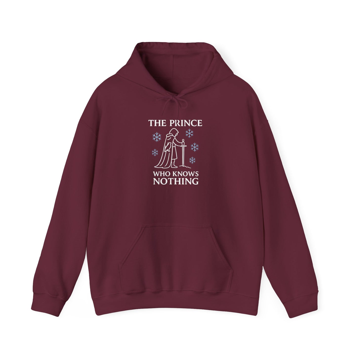 The Prince Who Knows Nothing Hoodie, Cozy Graphic Sweatshirt, Unisex Casual Wear, Perfect for Fans, Gift for Geeky Occasions