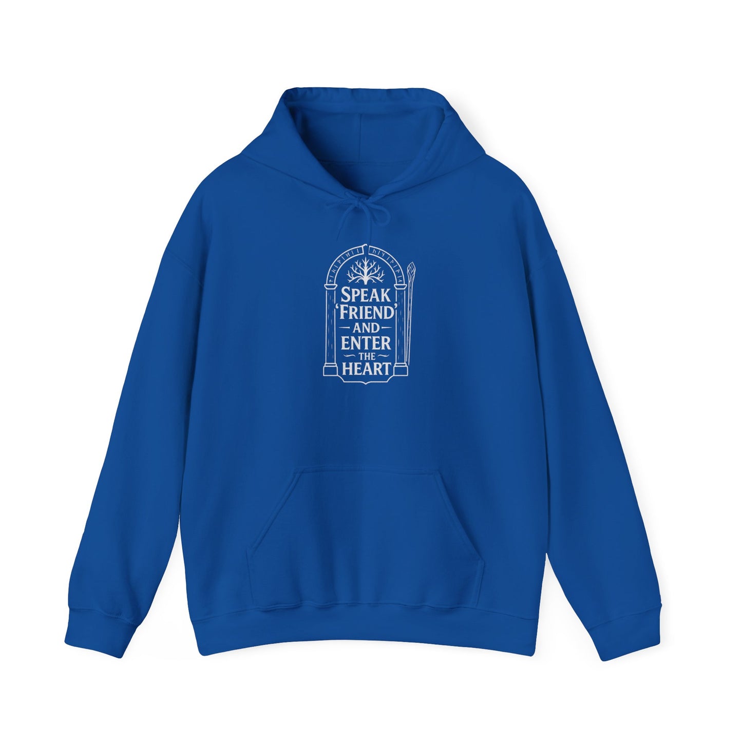 Speak ‘Friend’ and Enter the Heart Hoodie by Couch Club