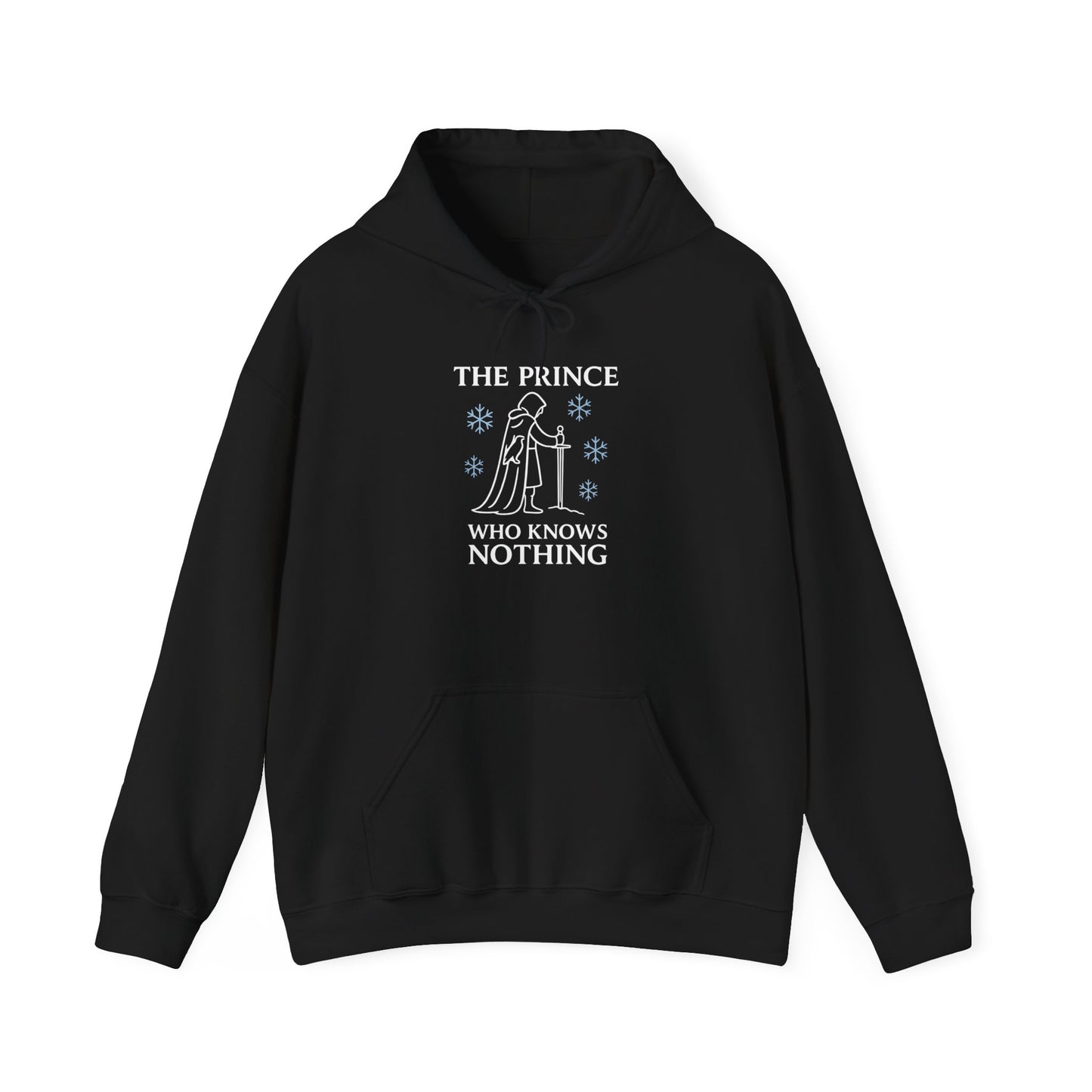 The Prince Who Knows Nothing Hoodie, Cozy Graphic Sweatshirt, Unisex Casual Wear, Perfect for Fans, Gift for Geeky Occasions