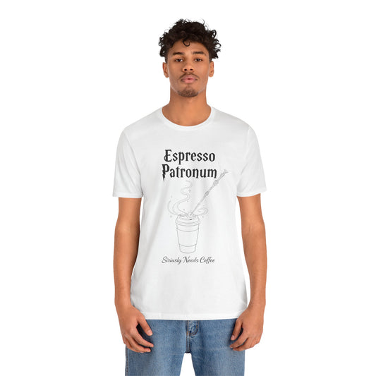 Espresso Patronum - Siriusly Need Coffee – Wizard T-Shirt