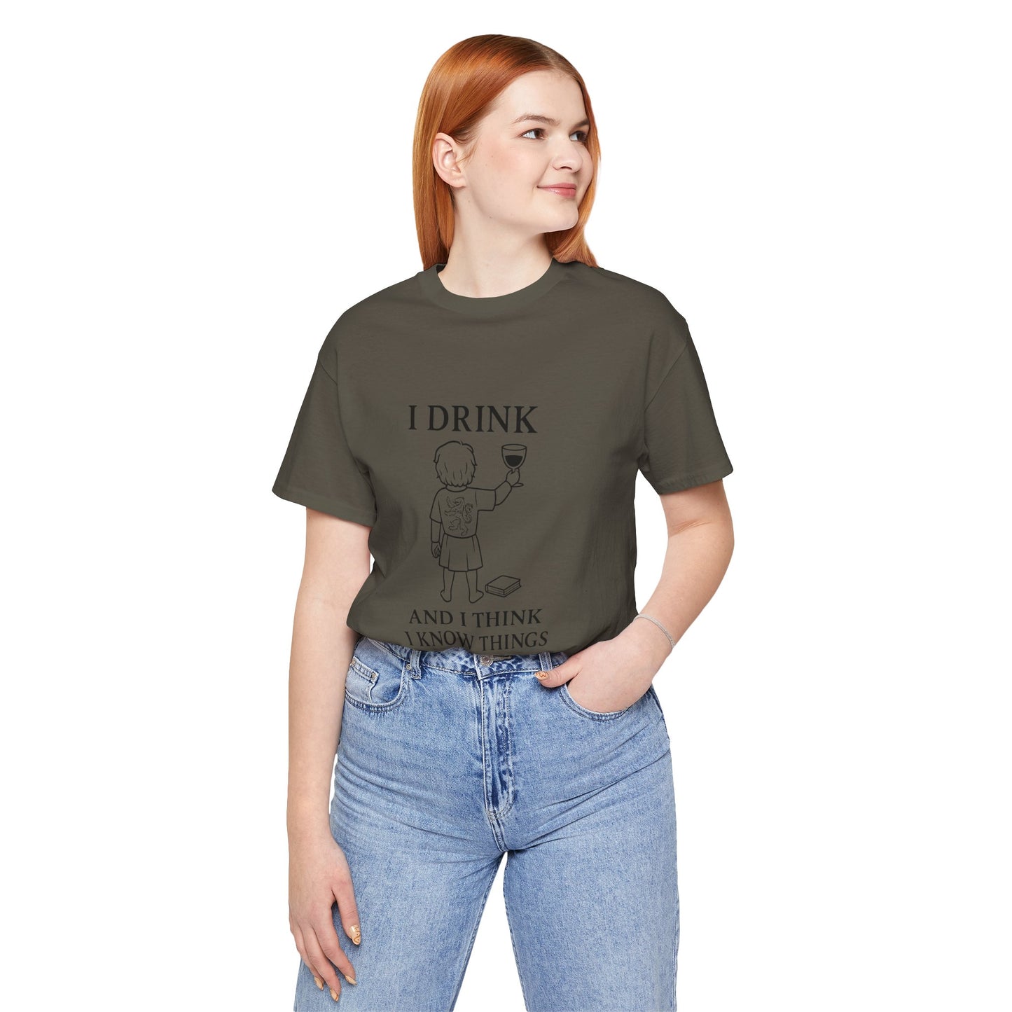 I Drink and I Think I Know Things – Lion Crest Tee