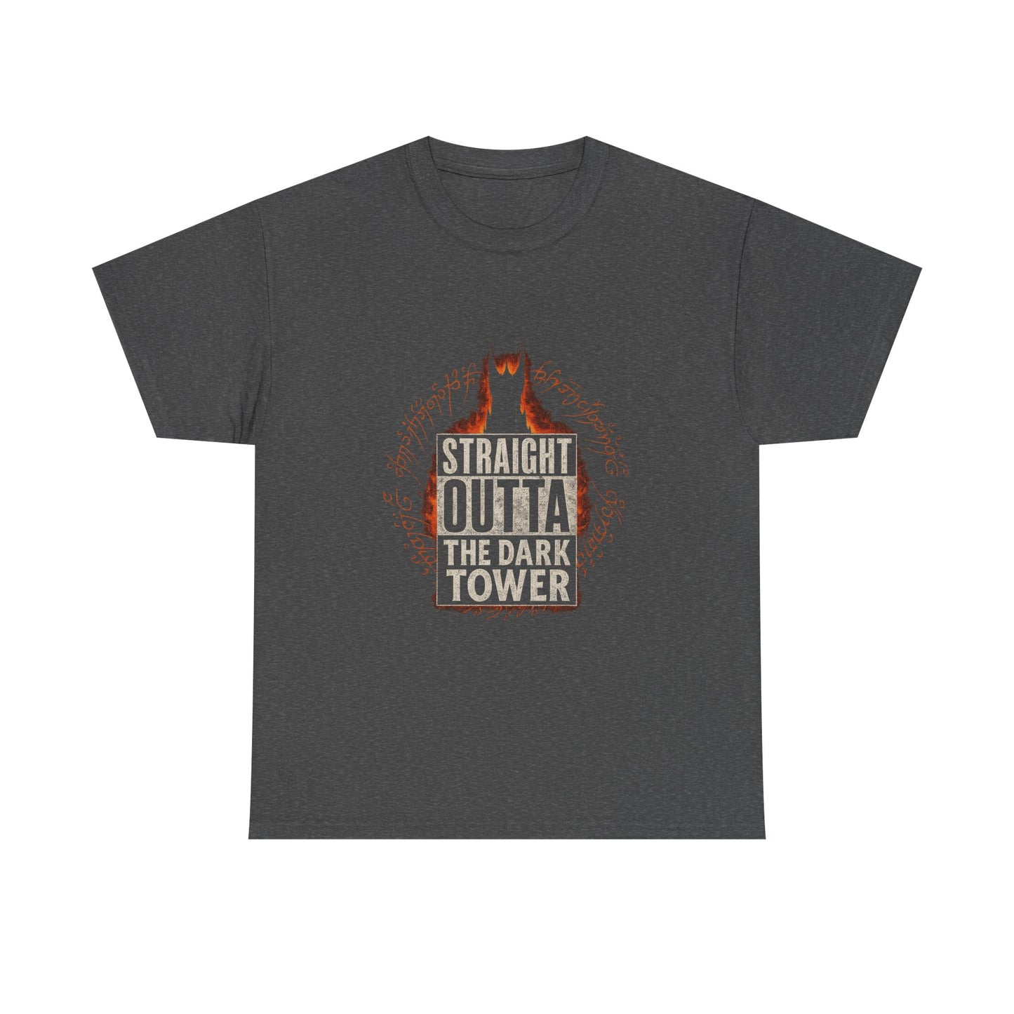 Straight Outta the Dark Tower Heavy Cotton Tee by Couch Club