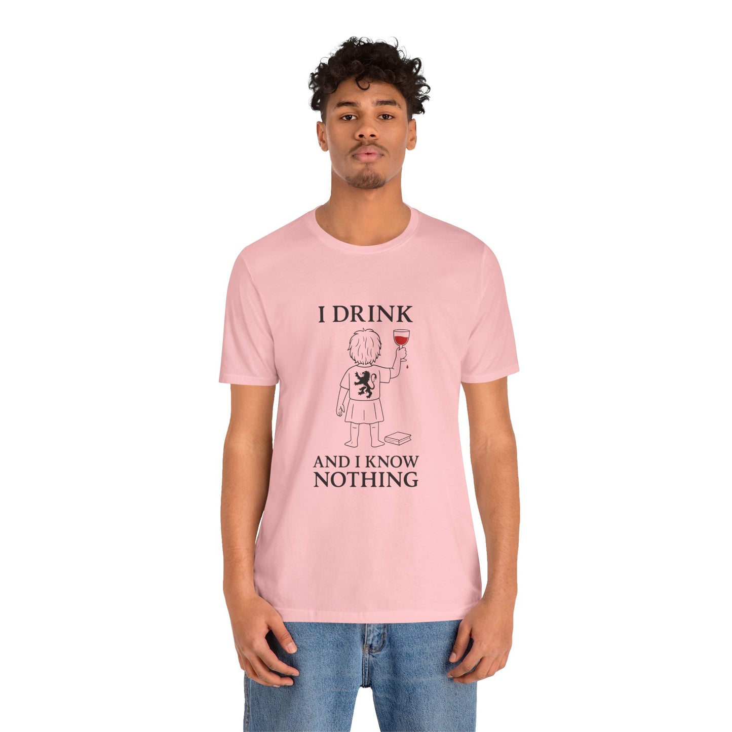 I Drink and I Know Nothing – Lion Crest Parody Tee